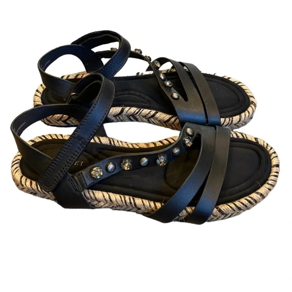 NAKED FEET | Arko Espadrille Embellished Sandal 8